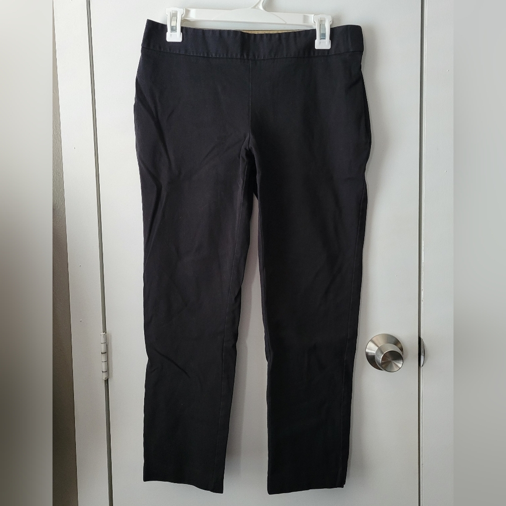 Land's End black crop capri pants